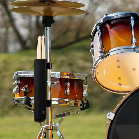 Drumstick Container Bag Nylon Drum Stick Bag Drum Sticks Holder Bag for Drumsticks Mallets