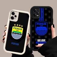 GK-69 Persib logo Black and white silicone Casing for Xiaomi Redmi poco Note 15 12 3 F5 Turbo F6 X5 