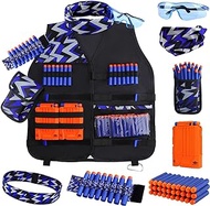 UWANTME Kids Tactical Vest Kit for Nerf Guns N-Strike Elite Series for Boys Girls