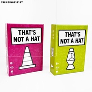 TRENDING21018Y That’s Not a Hat Game, English Version Unique Design Happy Party Game,   Extended 3-8