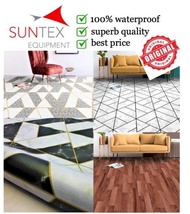 Tikar Getah Termurah 5 Kaki x 0.4mm PVC Vinyl Carpet Flooring Rug Mat Home Decor Canopy Karpet Velvet Toto Khemah Kanopi