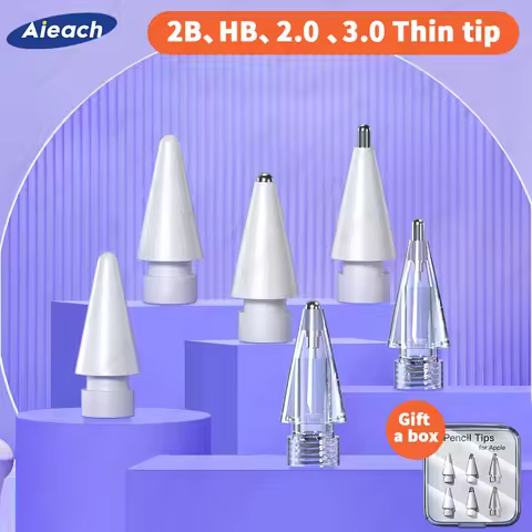 For Apple Pencil Pen Nib For Apple Pencil 1st 2nd 3rd USB-C Tip Double Layer 2B HB 2.0 3.0 Soft Hard