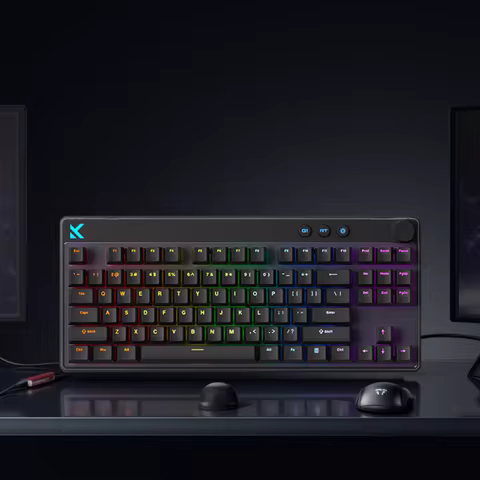 MCHOSE MIX87 Magnetic Swtich Keyboard Wired Gaming Keyboard 8K+256K Esport 0.08ms Low Latency E-Spor