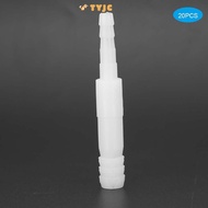 TYJC 20pcs Set Aquarium Hose Adapter, 4mm to 8mm Transparent PVC Tube Connector, Adapter Practical T