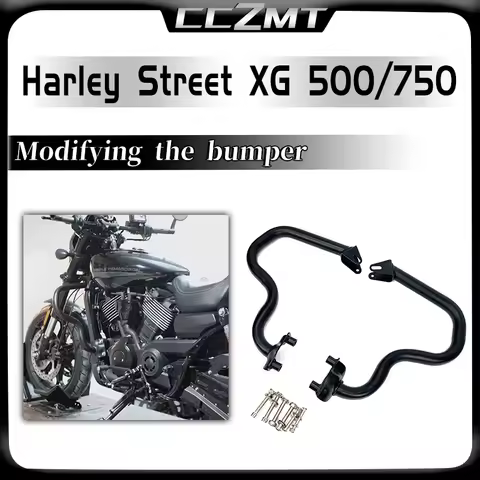 For Harley Street XG500 XG 500 XG750 Street Road 750 2015-2021 Front Bumper Engine Guard XG750A Cras