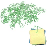 100Pcs House Shaped Paper Clips, Metal Real Estate Agent Supplies Fun Paperclips Funny Cute Papercli