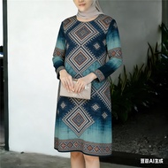3D Printing Muslim Long Dress: Exquisite Ethnic Patterns, Retro Floral Patchwork Designs, Suitable F