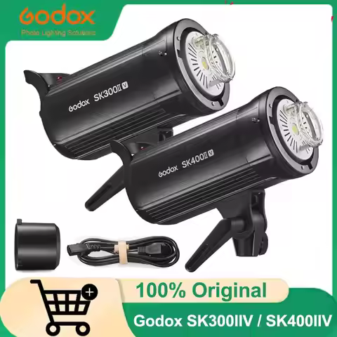 Godox SK300IIV SK400IIV SK300II-V SK400II-V 2.4G X System Bowens Mount Strobe Light Professional Com