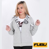 Fubu Queens Terry Reversible Jacket W/ Hood QGT16-0035 (Dk.H.Gray)