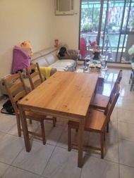 ikea jokkmokk 一桌四椅