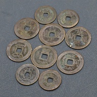 Qing Dynasty Antique Five Emperor Coins Six Emperor Old Copper Coins Antique Pressing Threshold Anci