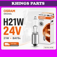 OSRAM H21W 24V 21W Bulb BAY9s 64138 Halogen Bulb Truck Lorry Signal Light 1PC 1Box