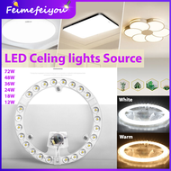 led downlight ceiling light replacement lampu led siling rumah light magnetic circular square led lights module for ceiling lights nano lens super bright 3 light colors in 1 lamp 100W 72W 48W 36W 24W 6 inch 18w 12W round ceiling lamp for living room