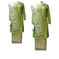 set baju kurung rok songket dan selendang//setelan kebaya kurung melayu Baju kurung malaysia