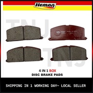 HEMAN DISC BRAKE PAD ( FRONT ) TOYOTA COROLLA AE80 , COROLLA AE101 , COROLLA EE80 , COROLLA E92 H202