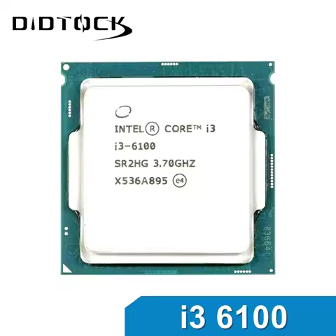 Intel Core i3 6100 3.7GHz 3M Cache Dual-Core 51W CPU SR2HG Socket LGA 1151 Desktop Processor