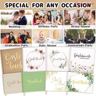 {Miobayline} Wedding Guest Book Guest Sign In Book Guestbook For Reception, Engagement, Anniversary 