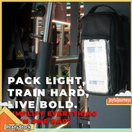 Magnetic Gym Chest Pouch with Bottle Holder Gym Crossbody Bag W/ Bottle Holder for Men Women Gym Acc