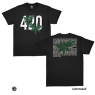 Tshirttokoh - T-shirt 420 daun baju t shirt lelaki cotton