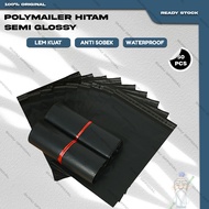 Plastik Packing Baju Kantong POLYMAILER Olshop isi 50 Lembar Hitam Ukuran Besar 40X60 50X60