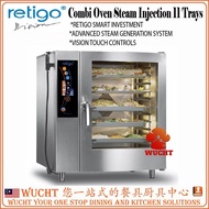 【WUCHT】RETIGO Blue Vision Combi Oven Steam Injection 11 Trays GN 1/1 Combi Oven 11 Trays Digital Com