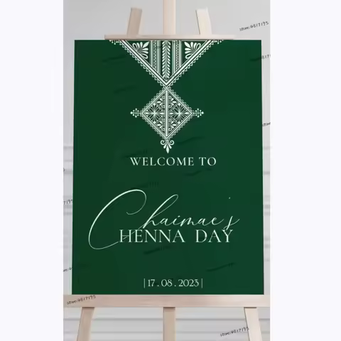 Muslim Wedding Mirror Vinyl Stickers Personalized Names Date Sign Decals Islamic Wedding Welcome Sig