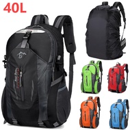 40L 840D Portable Waterpr Backpack Folding Mountaineering Bag Ultralight Outdoor Climbing Cycling Tr