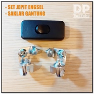 HINGE MODEL GLASS CLAMP PACKAGE FOR AQUARIUM / AQUASCAPE / AJ7 AKP15 FAN