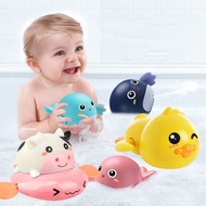 [HCM] Turtle swimming in water bath and bathroom toys for babies ducks, fish, pigs, crabs, swimming 