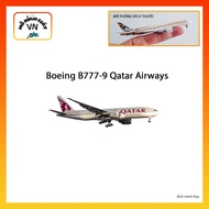 [1:400] Boeing B777-9 Qatar Airways Assembly Paper Model - MohinhgiayVN