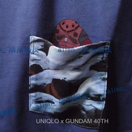 【AMBRAI.com】 UNIQLO x GUNDAM 鋼彈 40週年 聯名 口袋 刺繡 短袖 短T Tee UT T恤