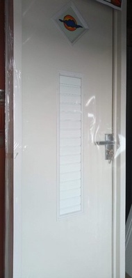 Pintu Kamar Mandi Multifungsi PVC Lux Aluminium Kaca Wajik
