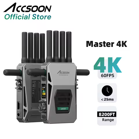 Accsoon CineView Master 4K 6G/5G/2.4GHz Video wireless Transmission For HDMI SDI 25MS class latency 