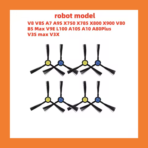 Robot Side Brush Accessories Compatible Ilife V8 V8S A7 A9S X750 X785 X800 X900 V80 B5 Max V9E L100 