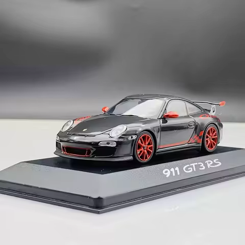 MINICHAMPS Die-cast 1:43 Scale Porsche 911 997 GT3 RS Sports Car Simulation Alloy Static Model