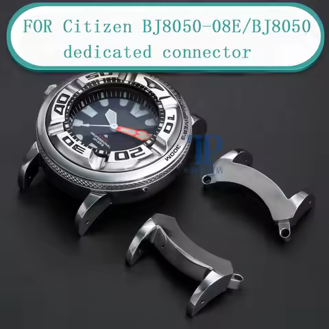 For Citizen BJ8050-08E/BJ8050 men's watch solid special connector lug converter modified high-qualit