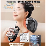 MerliMart SG 16-Head Fascia Massager Muscle Relaxation Pain Relief Full Body Massage Low Noise Deep 
