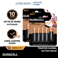 [Bundle of 2] Duracell Alkaline AA Batteries, pack of 5
