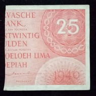 Uang Kuno Federal 25 Gulden Senering Tahun 1946