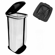 Fold Trash Bag Holder Trash Can with Lid for Camping RV Picnics Home and Recycling for Outdoor Indoo