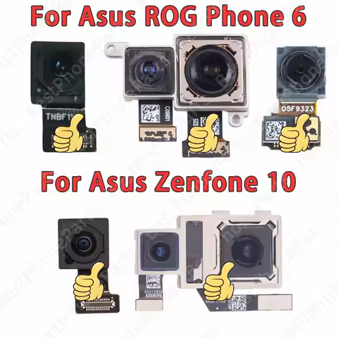 Front and Back Camera For Asus Zenfone 10 AI2302 ROG Phone 6 AI2201 Main Facing Camera Module Flex C