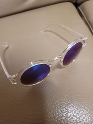 透明圓框太陽眼鏡