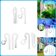 [Ahagexa] Aquarium Glass Lily Pipe Inflow/outflow Remove Oil Stains Tank Filter
