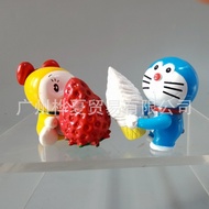 Patung Doraemon - Hiasan Mainan Doraemon yang Sedang Makan - Hiasan Kereta DIY - Doraemon Tersedia u