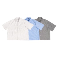 [MOMOCLOTHINGLAB] Boxy Stripe Shirt Short 3 Colors CS-03