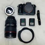 二手 女用機 sony a73機身+canon 24-105 || 快門數5000多一點