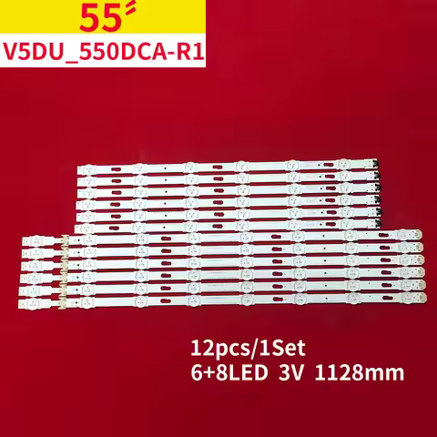 1set LED Backlight strip For UN55MU6300FXZA UE55JU6745 UE55JU7000 UN55KU6290 UN55JU6700 UN55JU6400 V