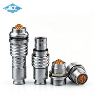 Cable Threaded Round Waterproof Connector M12/8 Core 12 Pin Aviation Plug Socket with Wire Connector
