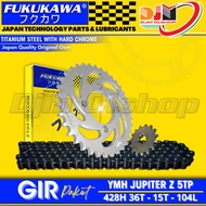 Gear Set Jupiter Z Burhan Gear Package Jupiter Chain5tp 428H 104L 36T 15T FUKUKAWA