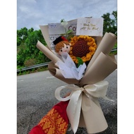 crochet flower bouquet Bunga kait bouquet flower crochet sunflower crochet rose crochet